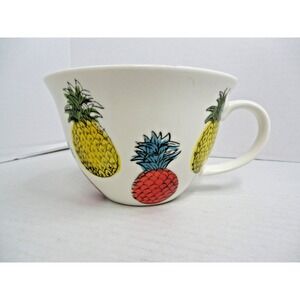 Signature Housewares "Pineapple" Coffee/ Tea Cup / Stoneware / 20 oz